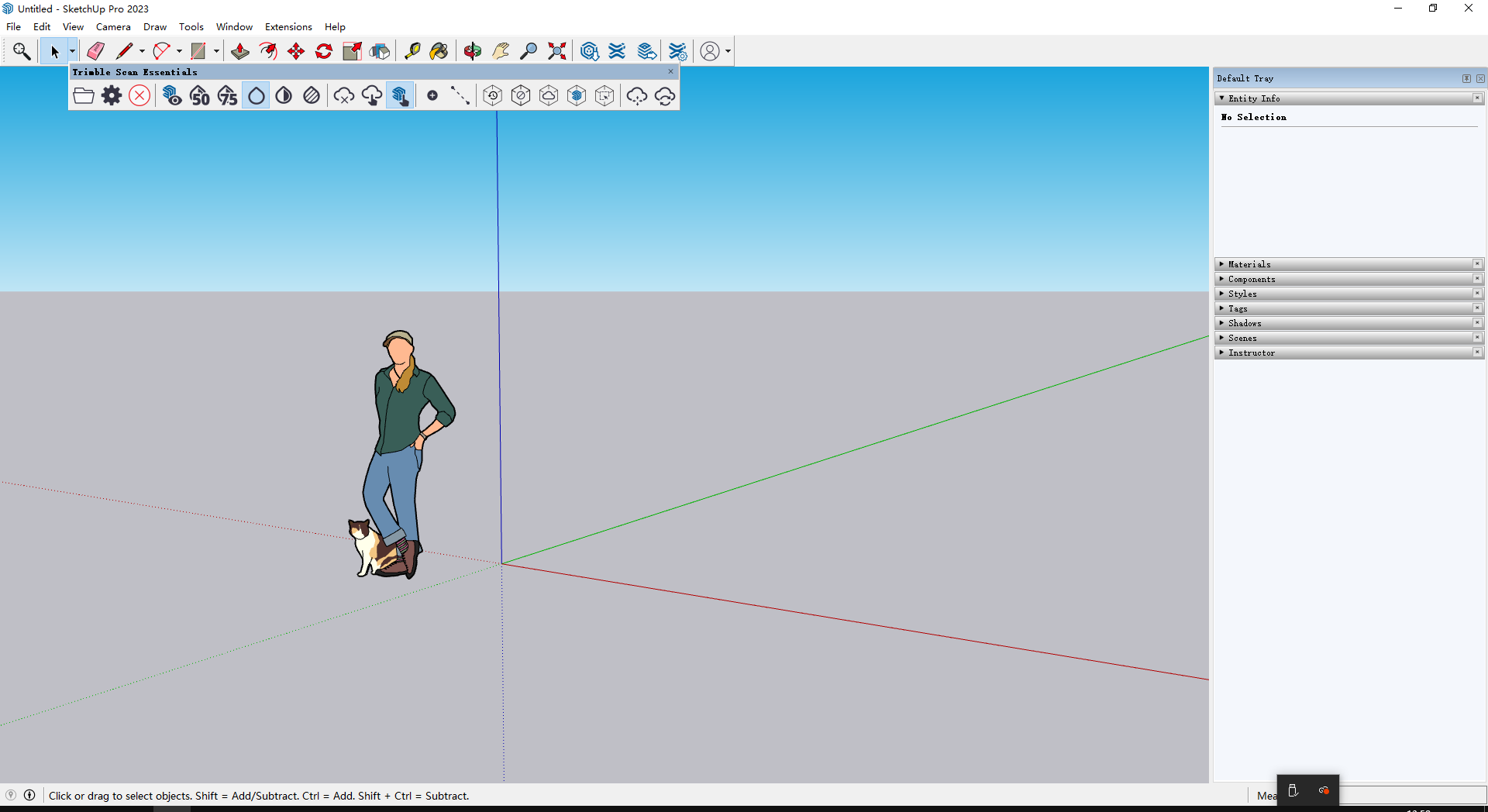 SketchUp草图大师 2023 v 23.0.419 英文破解版 附安装教程