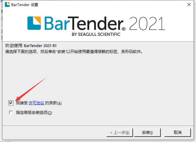 bartender安装教程步骤