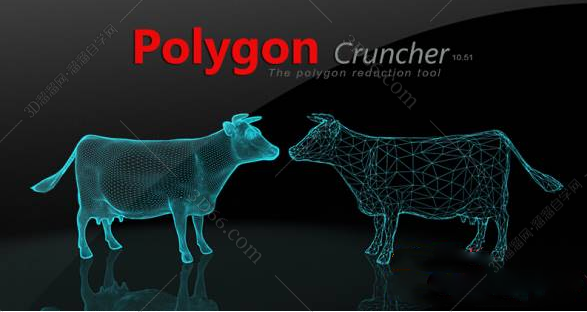 Mootools Polygon Cruncher v12.05 Win – 3DMax/Maya模型减面优化插件