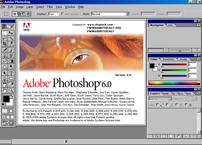 Adobe Photoshop 6.0绿色破解版