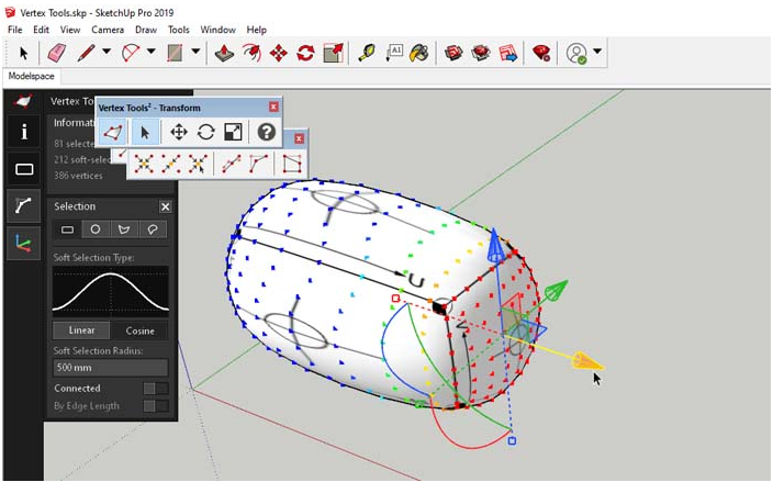 【草图大师SU插件】Vertex Tools v2.0.6(顶点编辑器) 中文版下载