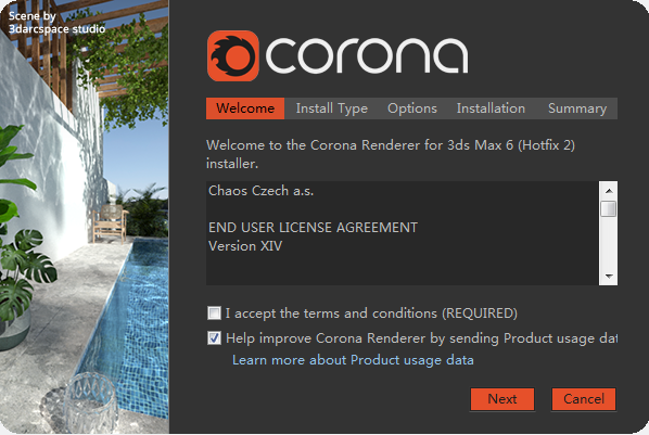 Corona for 3dmax安装教程步骤