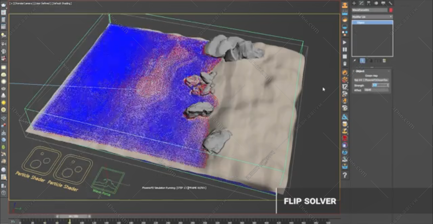 3DMax烟火雾流体插件PhoenixFD V3.04.00 For V-Ray 3.0 3DMax 2013-2018