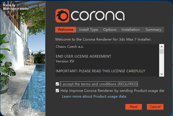 Corona for 3dmax安装教程步骤