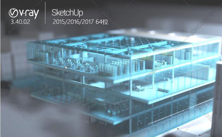 vray3.4 for sketchup【草图大师2015/2016/2017渲染器】顶渲简体中文版