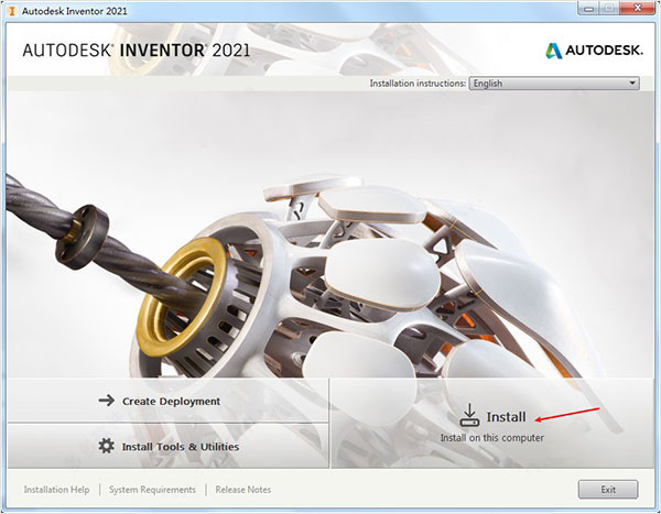 Autodesk Inventor安装教程步骤