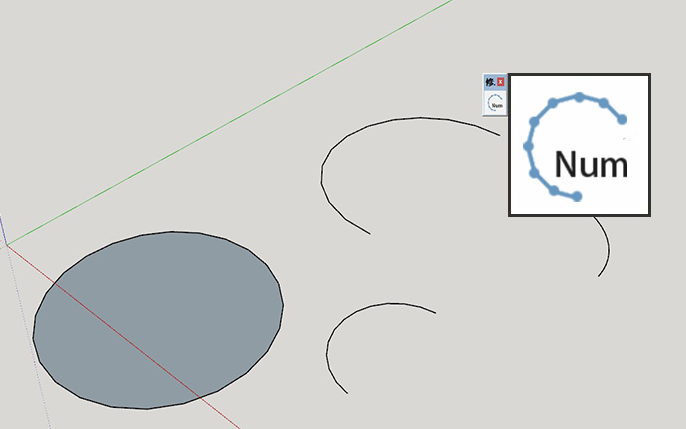 【草图大师SU插件】ArcCurve/set segments_v1.4a(修改圆弧段数工具) 中文版下载