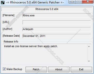 Rhino5.0序列号【犀牛5.0注册机】破解补丁