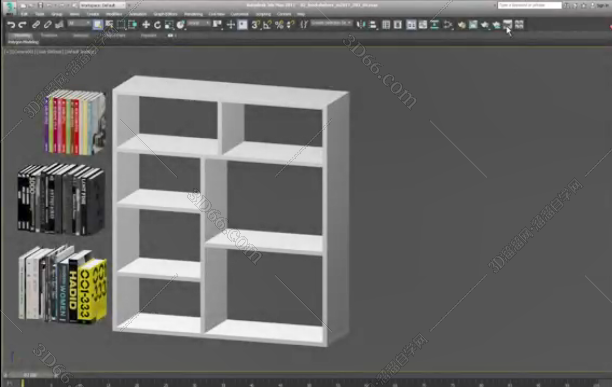 Bookmanager v2.1 – 3DsMax自动放置书籍插件+使用教程