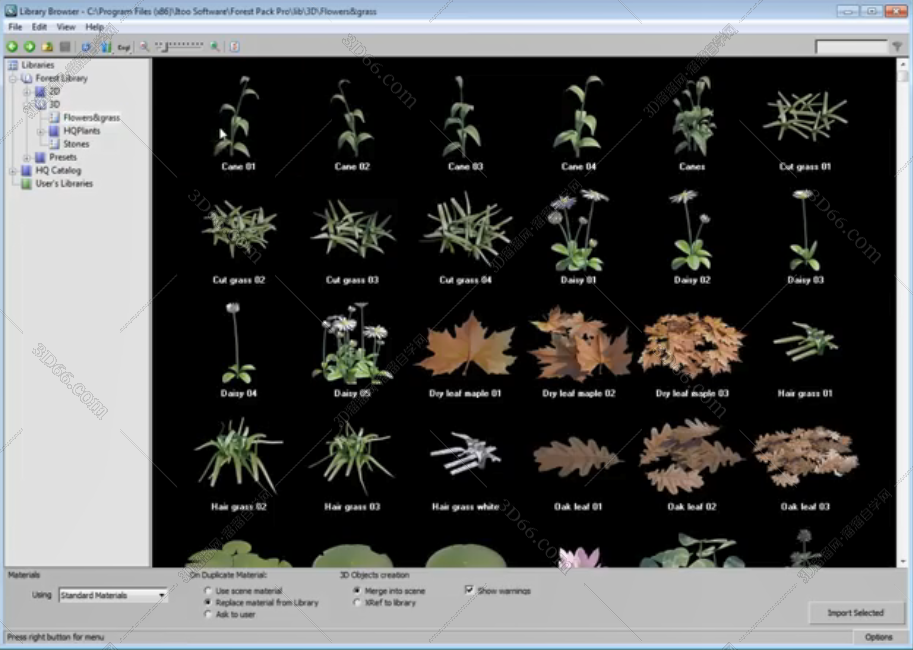 Forest Pack Pro v6.1.2 For 3DsMax 2013-2019树木植物插件