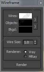 3DMAX线框图脚本插件