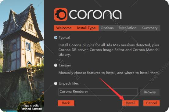 Corona for 3dmax安装教程步骤