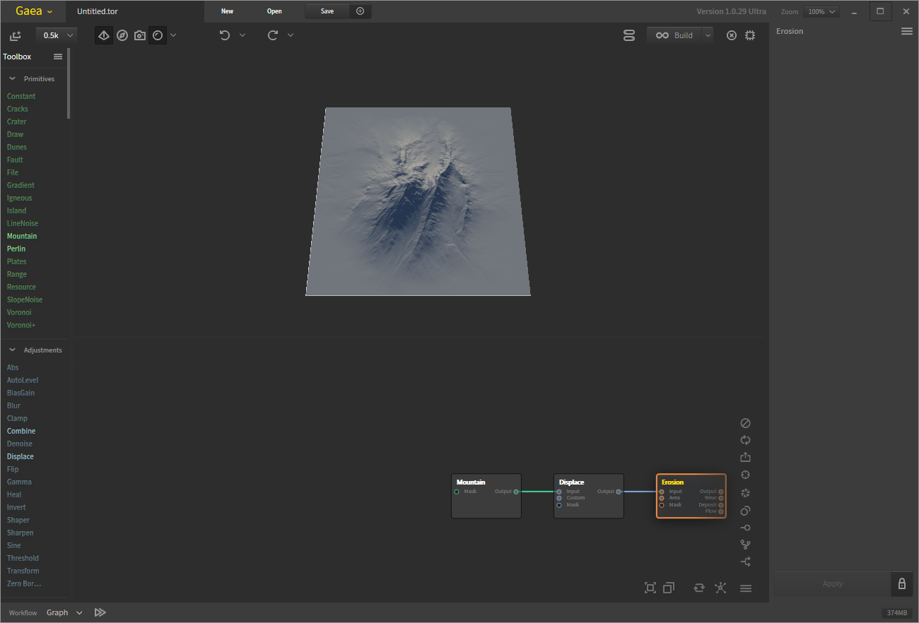 QuadSpinner Gaea v1.0.29【三维地形和CG景观设计制作软件】绿色破解版