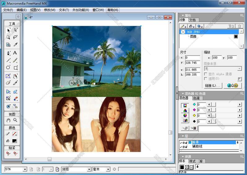 Macromedia FreeHand Mx 【FreeHand Mx V11.0】中文破解版