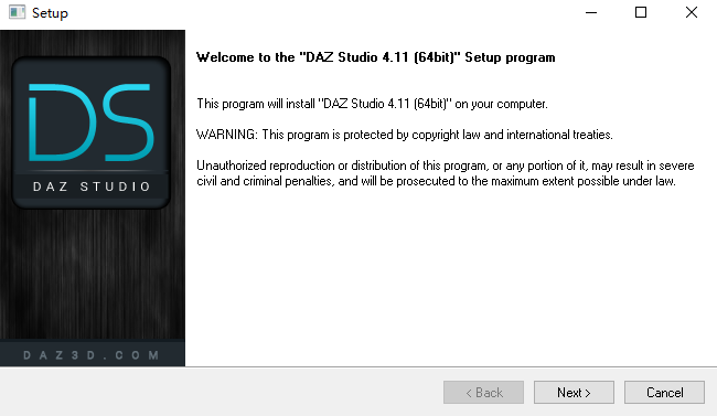 DAZ Studio安装教程步骤