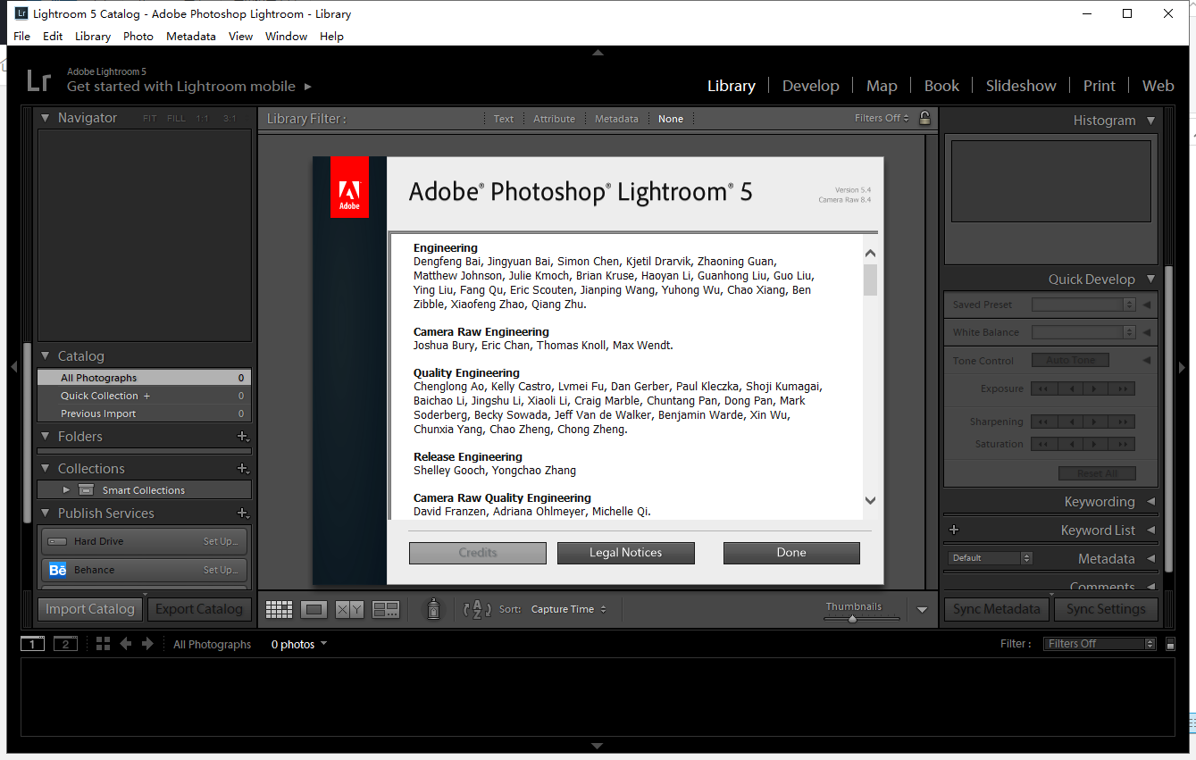 Adobe Photoshop Lightroom 5.4 绿色免费版