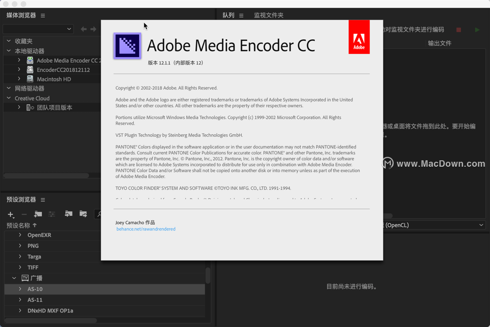 Adobe Media Encoder CC2018 for Mac中文版【Media Encoder 2018 Mac版】中文破解版