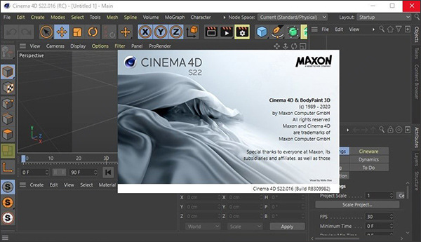 Cinema 4D【C4D】 S22 免费中文版