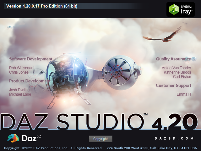 DAZ Studio Pro 4.20免费版【DAZ Studio 4.20】英文破解版