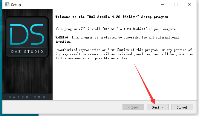 DAZ Studio安装教程步骤