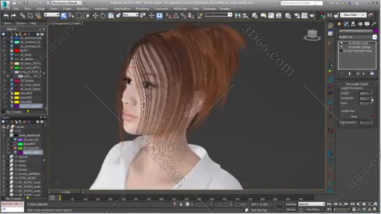 3DMax毛发插件：Ornatrix V6.1.1.18488 For 2014-2019