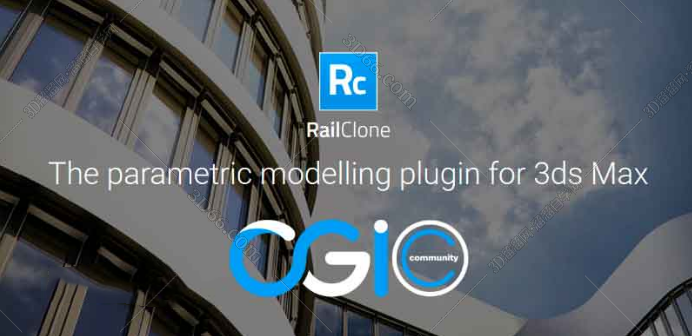 3DsMax建模插件RailClone Pro v3.0.7 For Max 2014–17