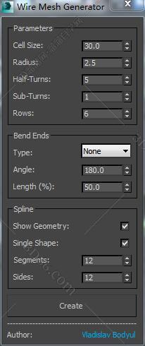 3DMAX铁丝网脚本插件