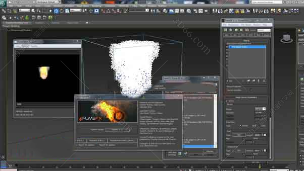 FumeFX v5.0.2.1 For 2014-2019 – 3DMax烟雾火模拟插件