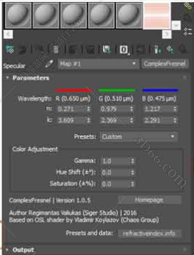 ComplexFresnel v1.0.7 – 3DMax更复杂的菲涅耳反射