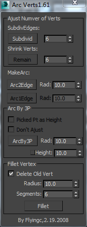 3DMAX Art verts1.61脚本插件