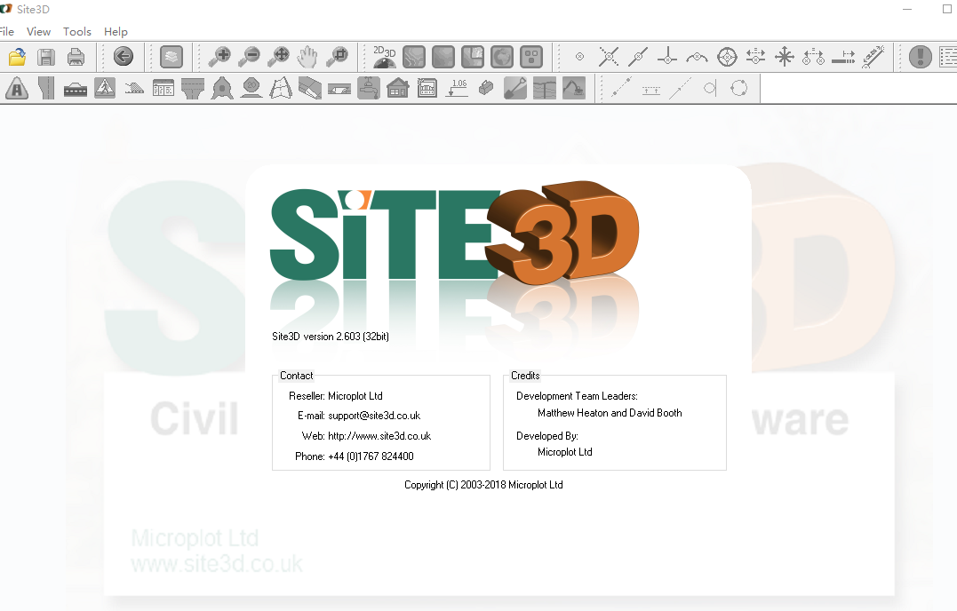 Microplot Site3D v2.603【3D工程设计软件】绿色破解版