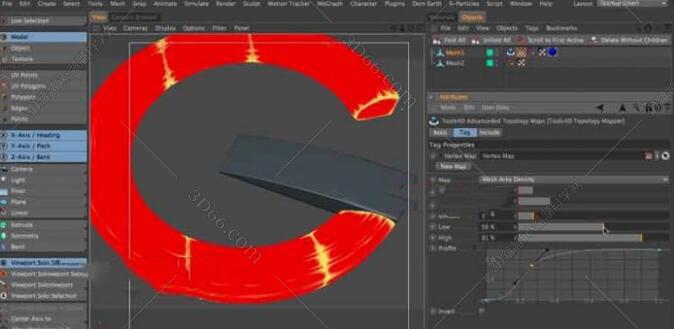 C4D顶点贴图插件：TOPOLOGY VERTEX MAPS v1.31