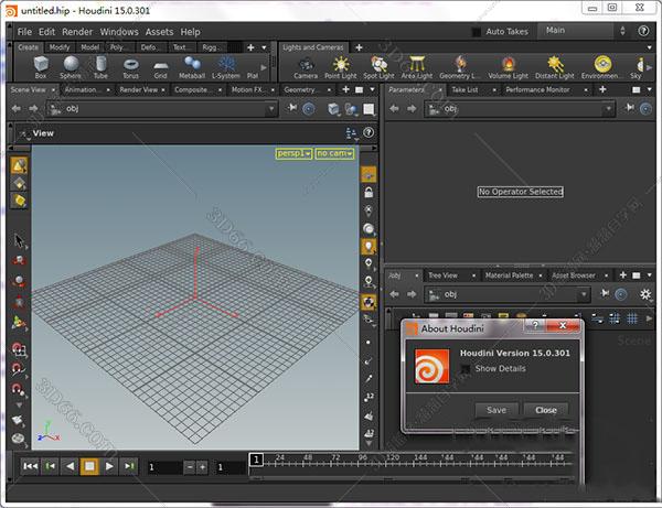 SideFX Houdini FX15.0【Houdini 15破解版】官方破解版