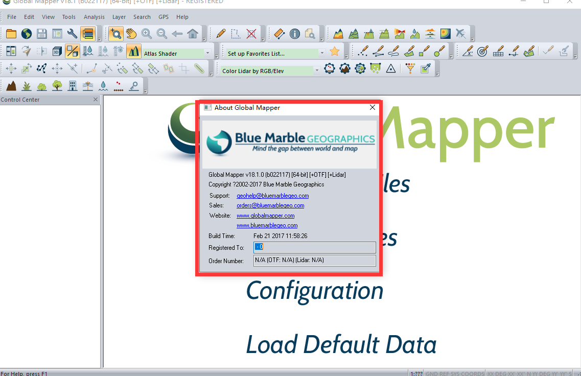 Global Mapper18激活版【Global Mapper】附注册机破解