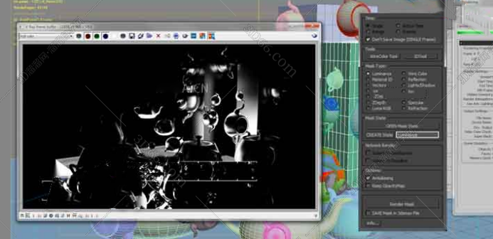 3dsMax 2012-2017单独渲染不同通道插件RenderMask v5.82.3