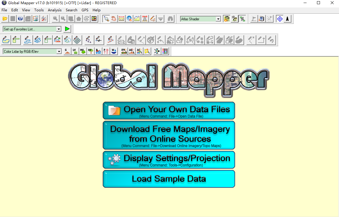 Global Mapper17破解版【Global Mapper】完美激活版