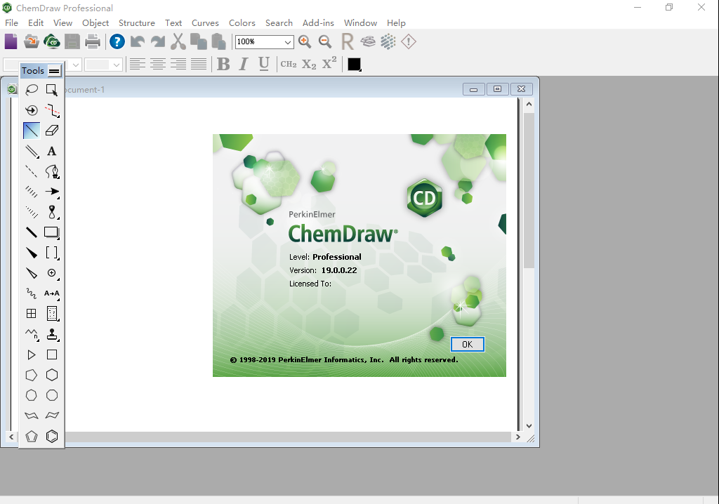 ChemDraw 19【化学绘图软件】绿色破解版下载 附安装教程