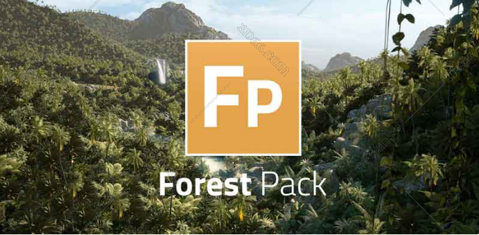 3DMax树木插件 – ForestPack Pro v6.1.1 + Library For 2013-2019