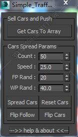 3DMAX Simple_Traffic_v1脚本插件