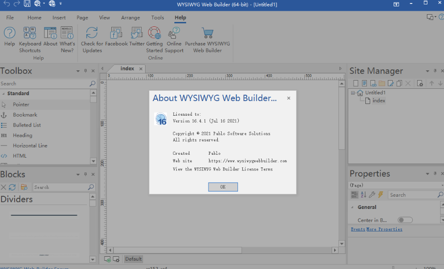 WYSIWYG Web Builder16【网页制作软件】英文破解版