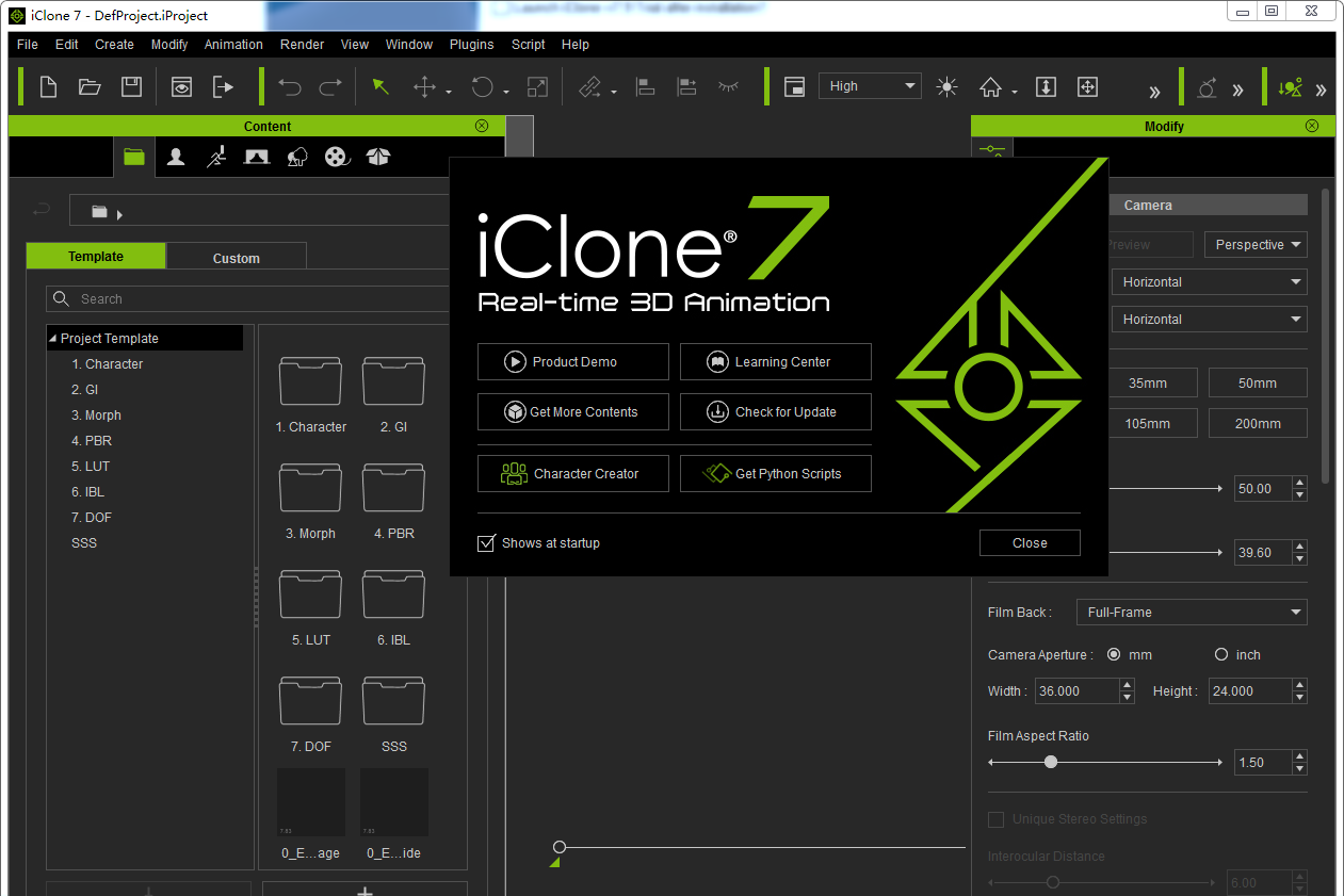 Reallusion iClone Pro 7.9【3D动画制作软件v7.9.5124.1】免费破解版