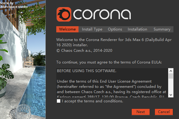 Corona Renderer6.0 for 3dmax2014-2021中英文绿色破解版