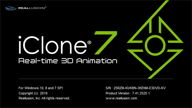 Reallusion iClone Pro 7.41【3D动画制作软件v7.41.2525】英文破解版