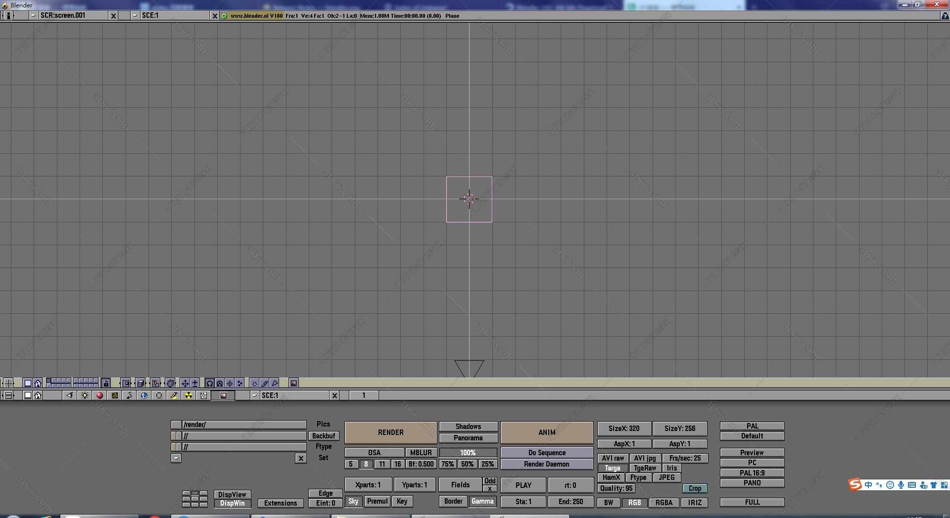 Blender 3D1.60【Blender1.60破解版】汉化中文版