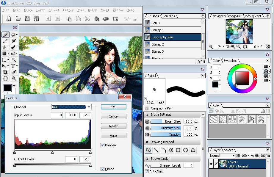 opencanvas v6.2.11【CG手绘软件】中文免费版下载