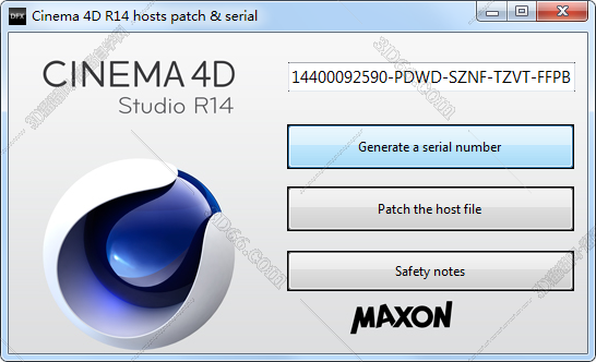 Cinema 4D R14序列号【C4D R14注册机】激活码