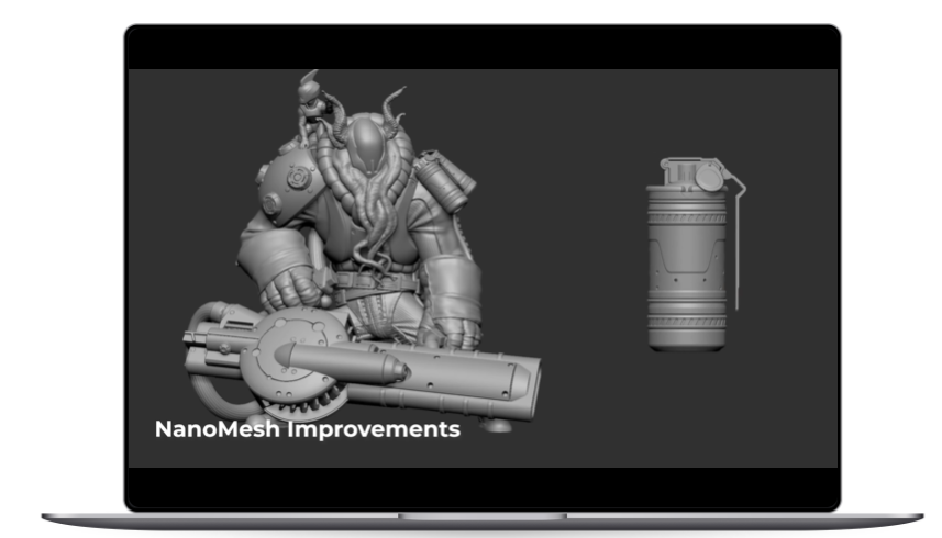 Pixologic Zbrush for Mac v2023.1.1【ZB最新版3D雕刻建模软件免费下载】中文破解版