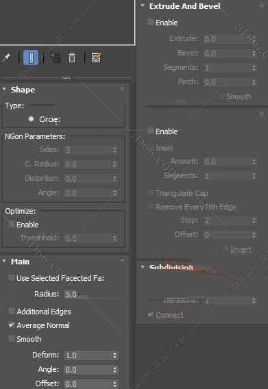 3DsMax插件：创建孔修改器CreateHoles v1.3 For 2016 – 2018