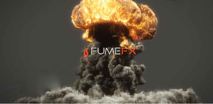 3DsMax烟火特效模拟插件SitniSati FumeFX v4.0.4 For Max 2017