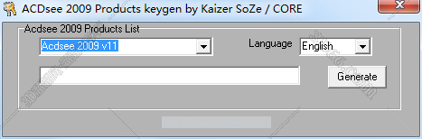 ACDSee11.0序列号【ACDSee11注册机】激活码